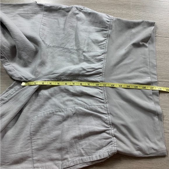 Anthropologie Hei Hei Grey Linen Wide Leg Pants - Picture 10 of 11